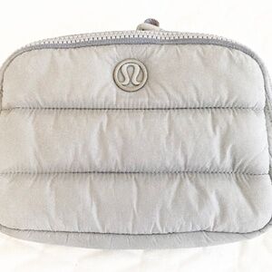 Lululemon Wunder Puff Everywhere Light Grey Belt Bag